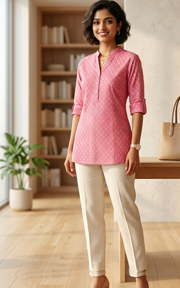 Blush Pink Tunic Kurti