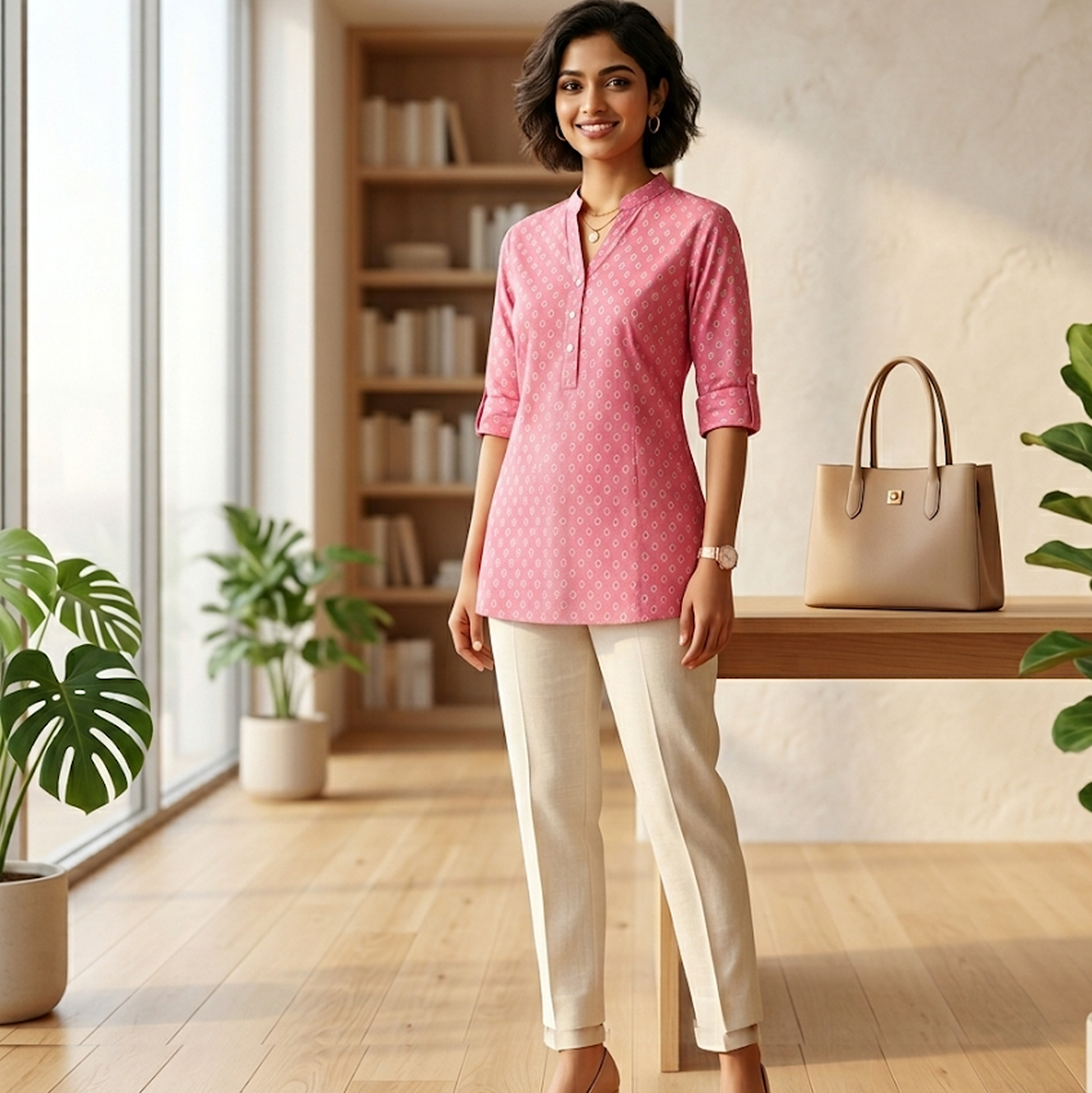 Blush Pink Tunic Kurti