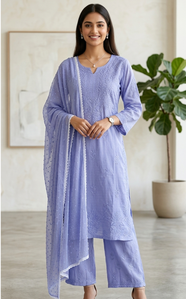 Blue Dolbi Cotton Set